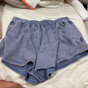 BLUE free people movement around we go shorts